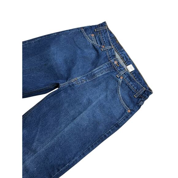 Vintage Levi’s 505 Regular Fit Straight Leg Jeans Blue Denim 34x30 Actual 32x31 - Picture 2 of 13